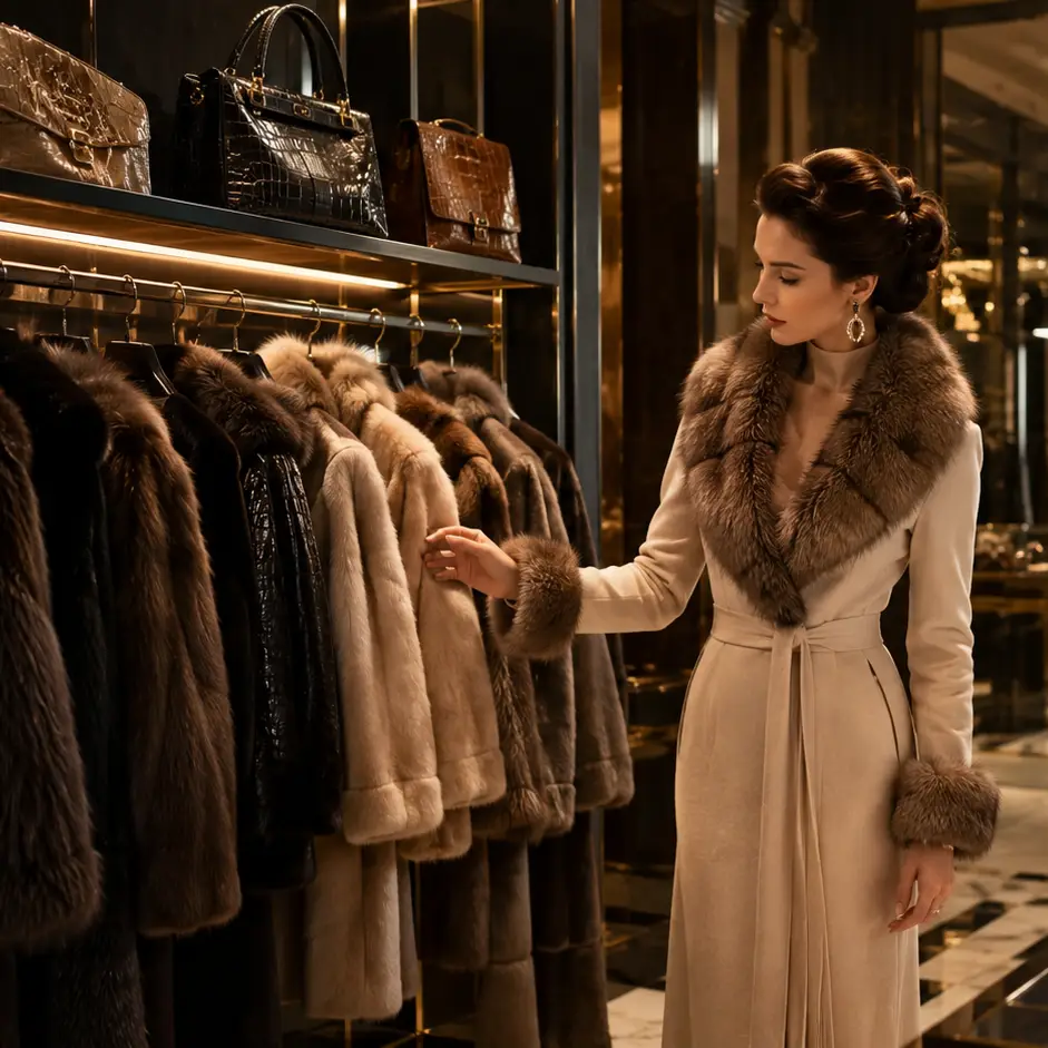 Luxury sable coats and designer sable jackets featuring premium certified sable, elegant sable garments, luxury sable outerwear, premium sable fashion, luxury sable materials, quality sable craftsmanship, premium winter garments, luxury cold-weather fashion, high-end outerwear, and sable fur luxury.